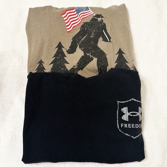 PATRIOTIC Tees Bundle Of 2 Under Armour & Ninelineapparel Size XL - Picture 6 of 6